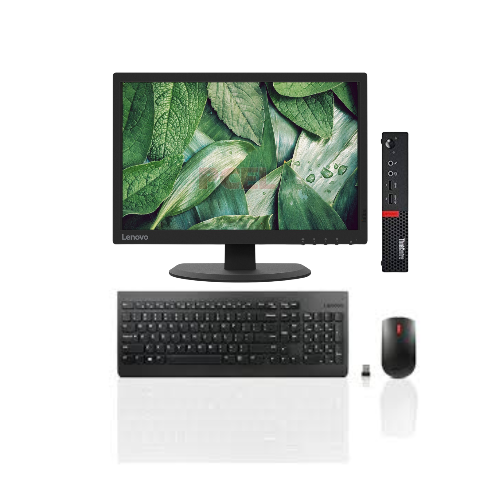 Refurbished Lenovo Thinkcentre M710q Tiny 20"AIO set | Intel i5 6th Gen|Wireless KB & Mouse|Wifi|Win 11 Pro| MSO| 1 Year Warranty