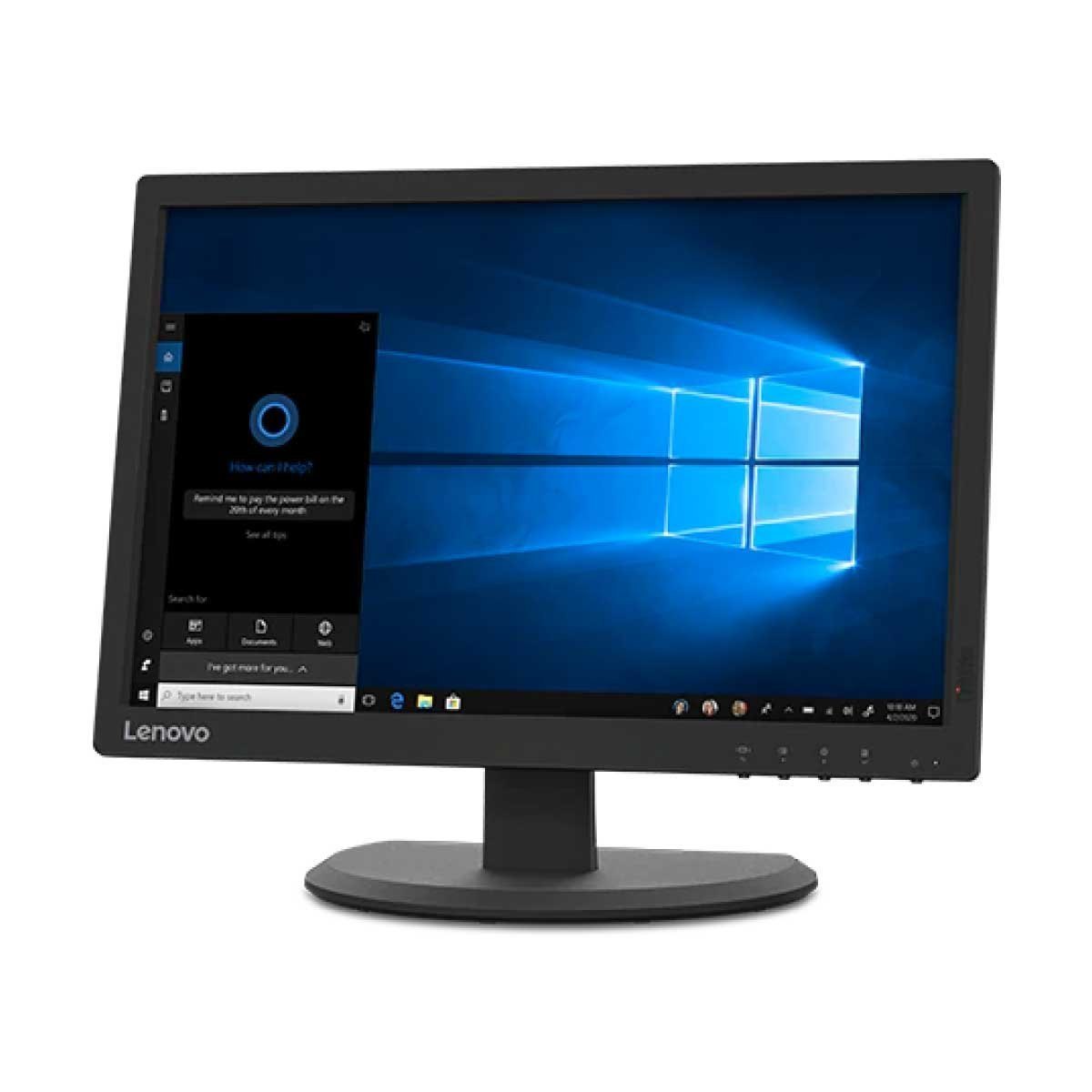 (Refurbished) Lenovo 20-Inch HD Monitor | LED Display | VGA Port | 6 Months Warranty