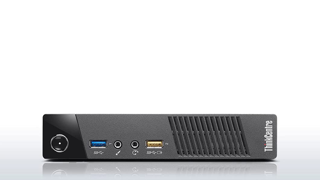 (Refurbished) Lenovo ThinkCentre M73p Tiny PC, Intel Core i5 4th Gen, 19" AIO Desktop Set, 1 Year Warranty