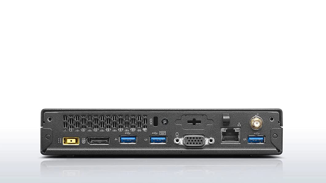 (Refurbished) Lenovo ThinkCentre M73p Tiny PC, Intel Core i5 4th Gen, 19" AIO Desktop Set, 1 Year Warranty