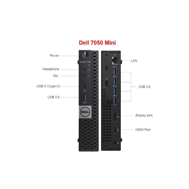 Refurbished Dell OptiPlex 7050 Mini PC | i5 7th Gen | Win11 & More ...
