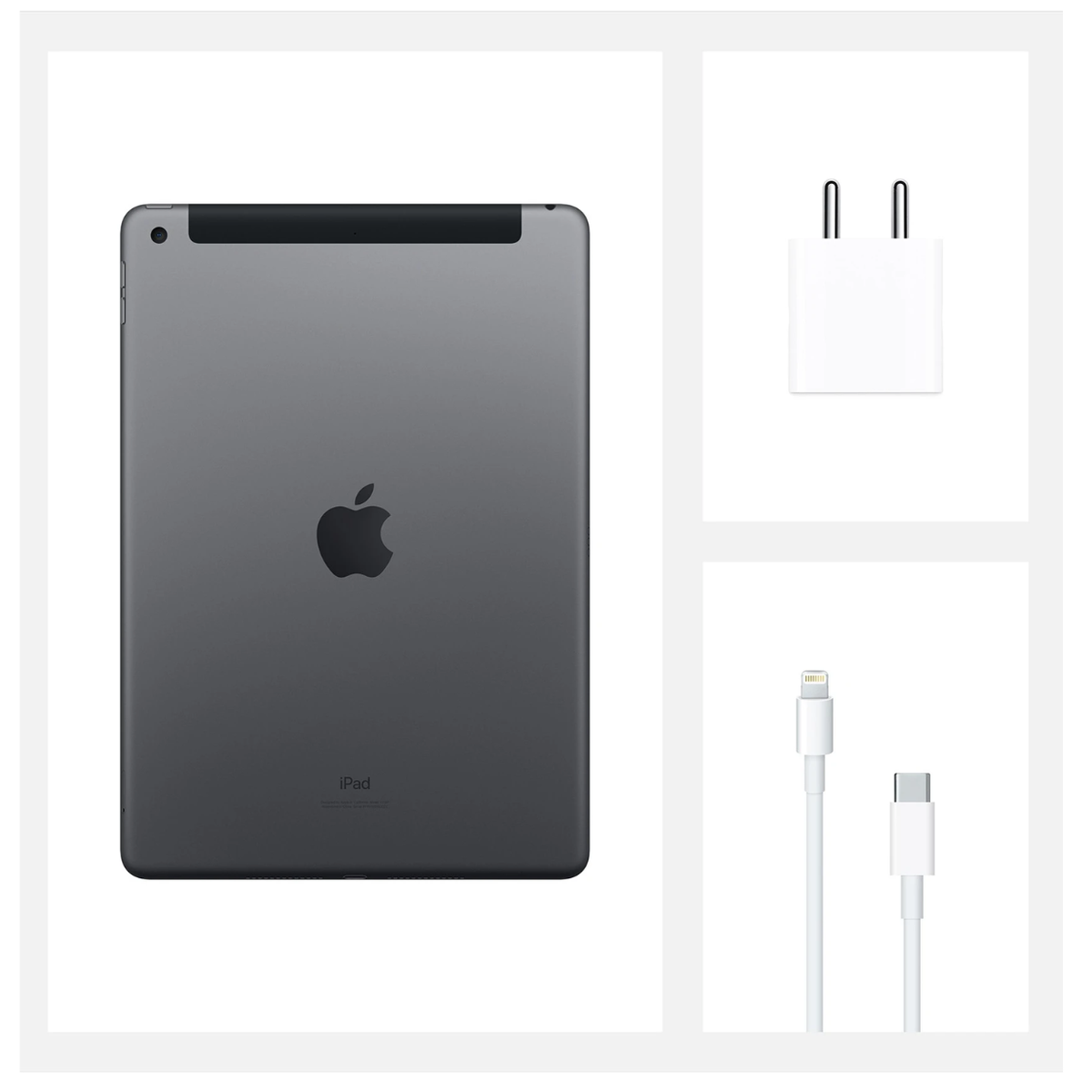 Apple iPad 7th Generation | 10.2" Retina Display | Touch ID | Wi-Fi + Cellular | iPadOS | Refurbished