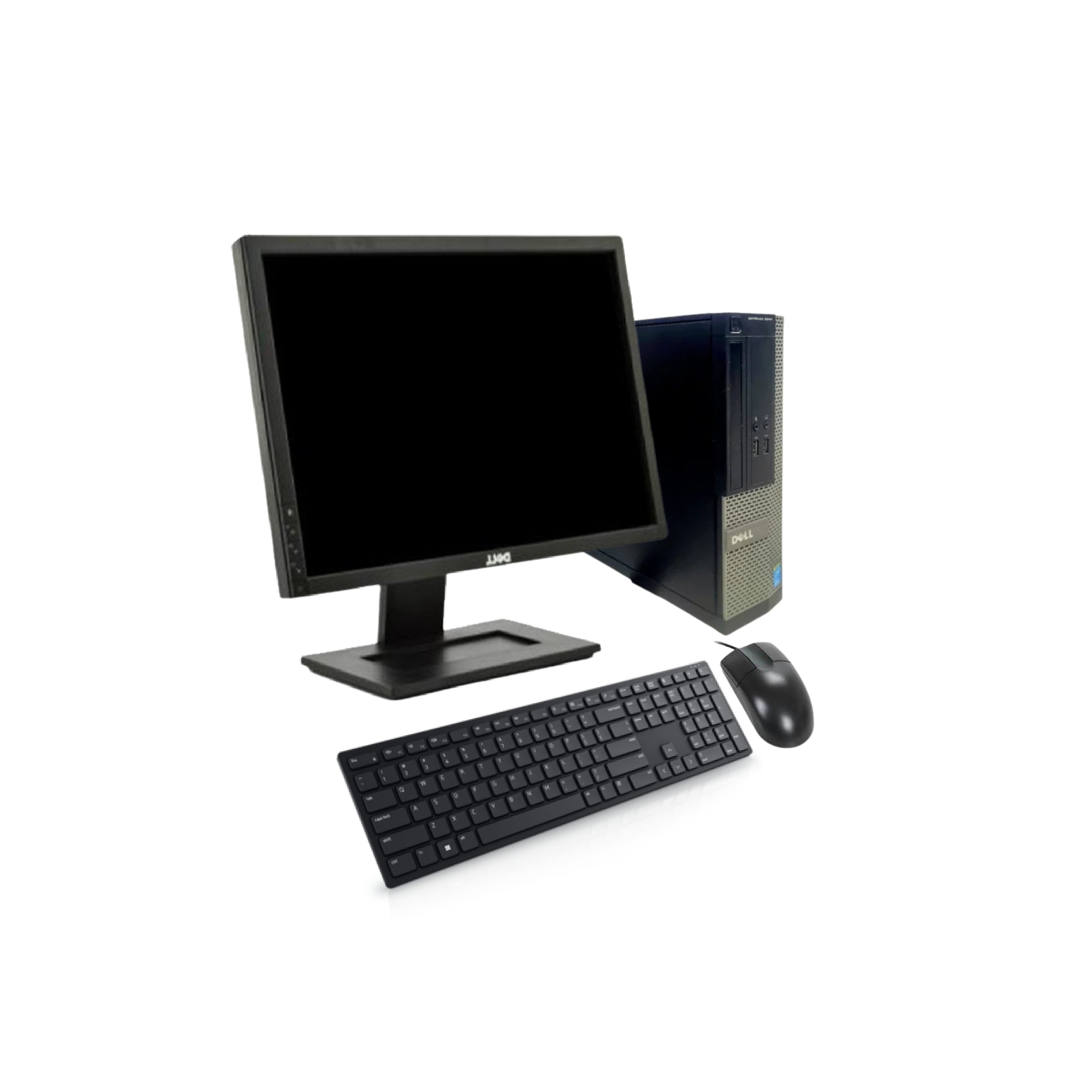 (Refurbished) Dell OptiPlex 3020 USFF AIO Set | i5 4th Gen | 19" HD Monitor | Keyboard & Mouse | Win10 Pro | 1 Year Warranty