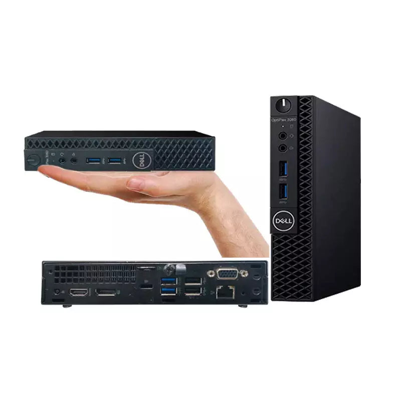 (Refurbished) Dell OptiPlex 3060 Tiny PC| i5 8th Gen | Win11 Pro | MSO | 1 Year Warranty