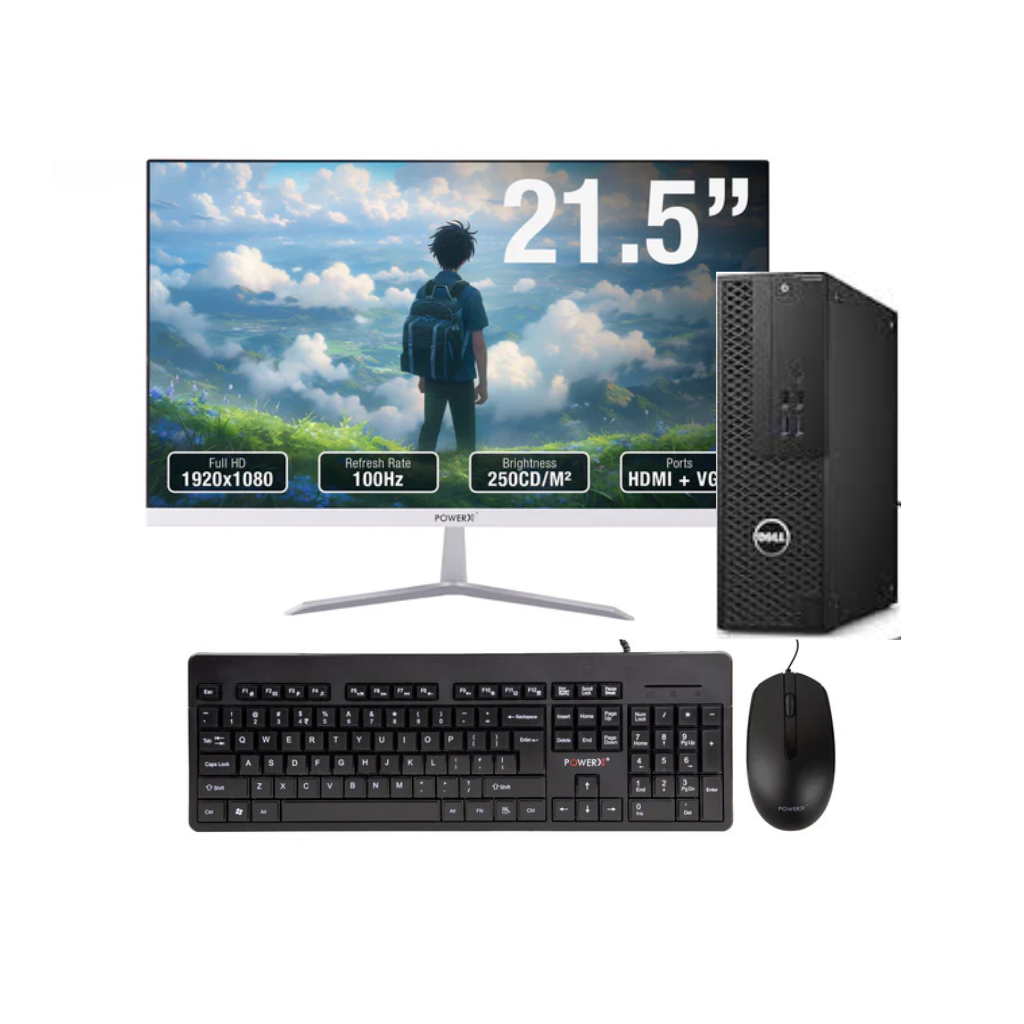 Refurbished Dell Precision 3420 SFF Workstation Desktop AIO | Intel Core i7 6th Gen | 21.5" Frameless FHD Monitor | DDR4 RAM | NVIDIA Quadro K620 2GB Dedicated Graphics | Win 11 Pro | 1 Year Warranty