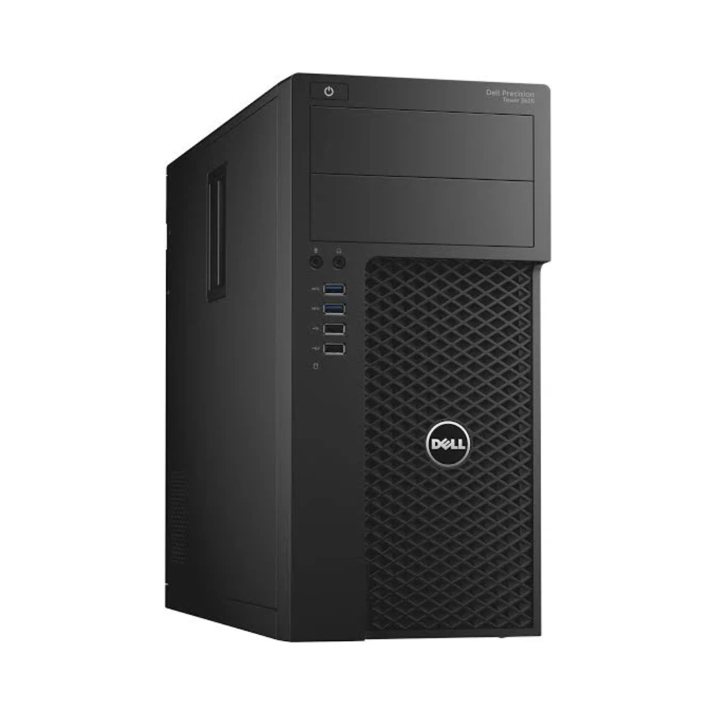 Dell Precision Tower 3620 Workstation Desktop | Intel Xeon E3-1225 v5 3.30 GHz | 2GB Dedicated Graphics | DDR4 RAM | SSD | Win 11 Pro | MS Office | Wi-Fi | 1 Year Warranty | Refurbished