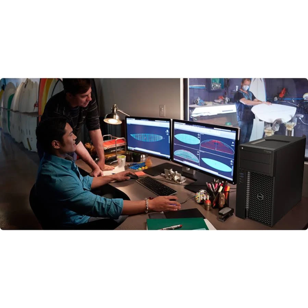 Dell Precision Tower 3620 Workstation Desktop | Intel Xeon E3-1225 v5 3.30 GHz | 2GB Dedicated Graphics | DDR4 RAM | SSD | Win 11 Pro | MS Office | Wi-Fi | 1 Year Warranty | Refurbished