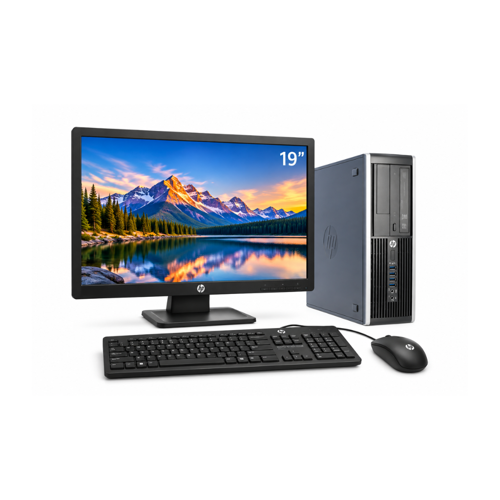HP 6200 SFF AIO Set | Intel Core i5 2nd Gen | 19 Inch HD Monitor | Windows 10 Pro | MS Office | Wi-Fi | Keyboard & Mouse | 1 Year Warranty | Refurbished