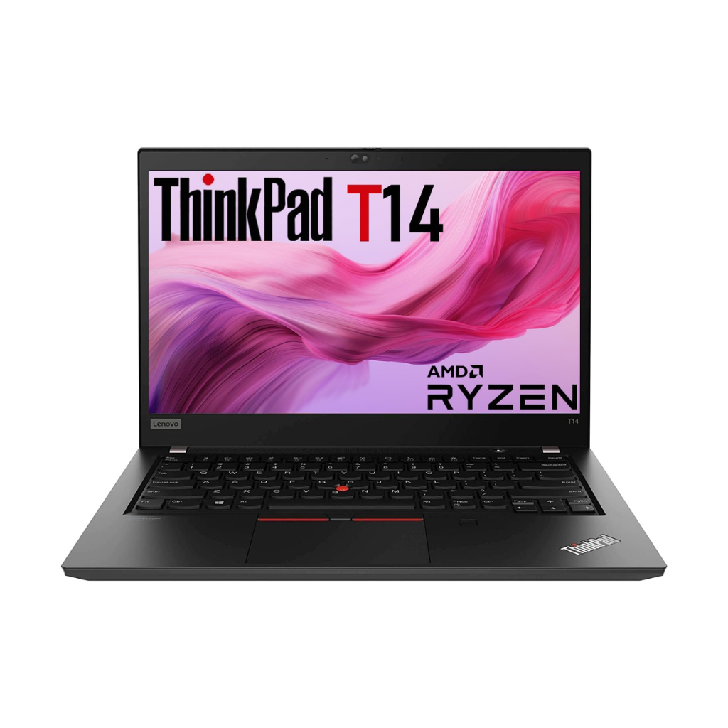 Lenovo ThinkPad T14 Gen 1 Slim Laptop | AMD Ryzen 5 Pro 4650U | 14 Inch Full HD (FHD) Display | 16 DDR4 RAM | NVMe SSD | Windows 11 Pro | MS Office | Wi-Fi | 1 Year Warranty | Refurbished