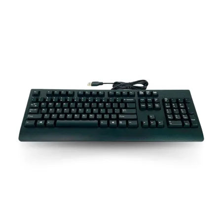 Refurbished Lenovo (SK8827+MOJUUO) USB Wired Keyboard and Mouse Set (Black)