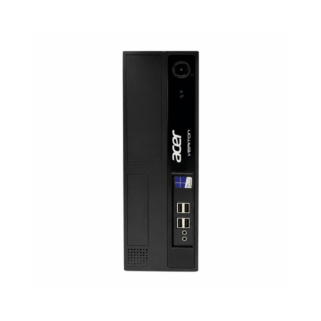 Acer Veriton M200 Small Form Factor (SFF) Gaming PC | AMD Ryzen 3 PRO 2200G | Radeon Vega 8 Graphics | DDR4 RAM | SSD | Windows 11 Pro | Wi-Fi | 1 Year Warranty | Refurbished