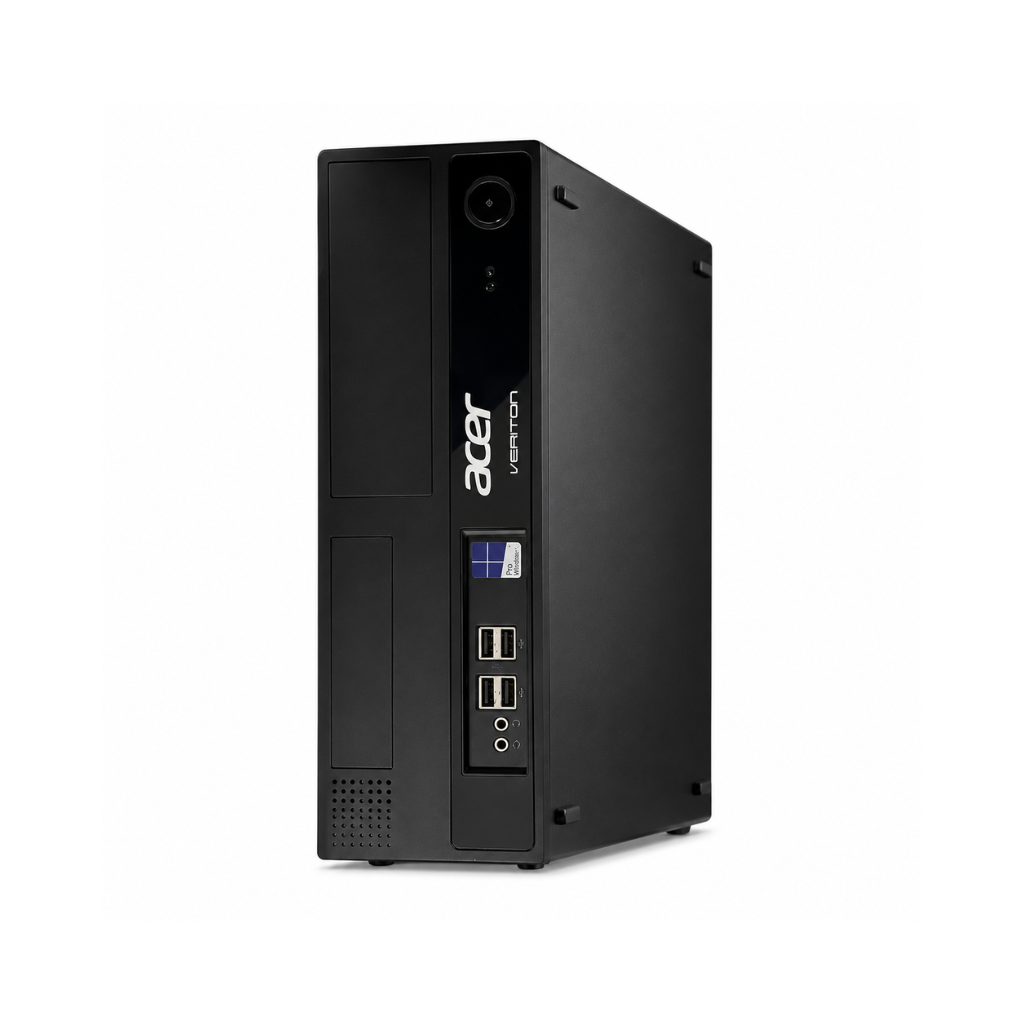 Acer Veriton M200 Small Form Factor (SFF) Gaming PC | AMD Ryzen 3 PRO 2200G | Radeon Vega 8 Graphics | DDR4 RAM | SSD | Windows 11 Pro | Wi-Fi | 1 Year Warranty | Refurbished