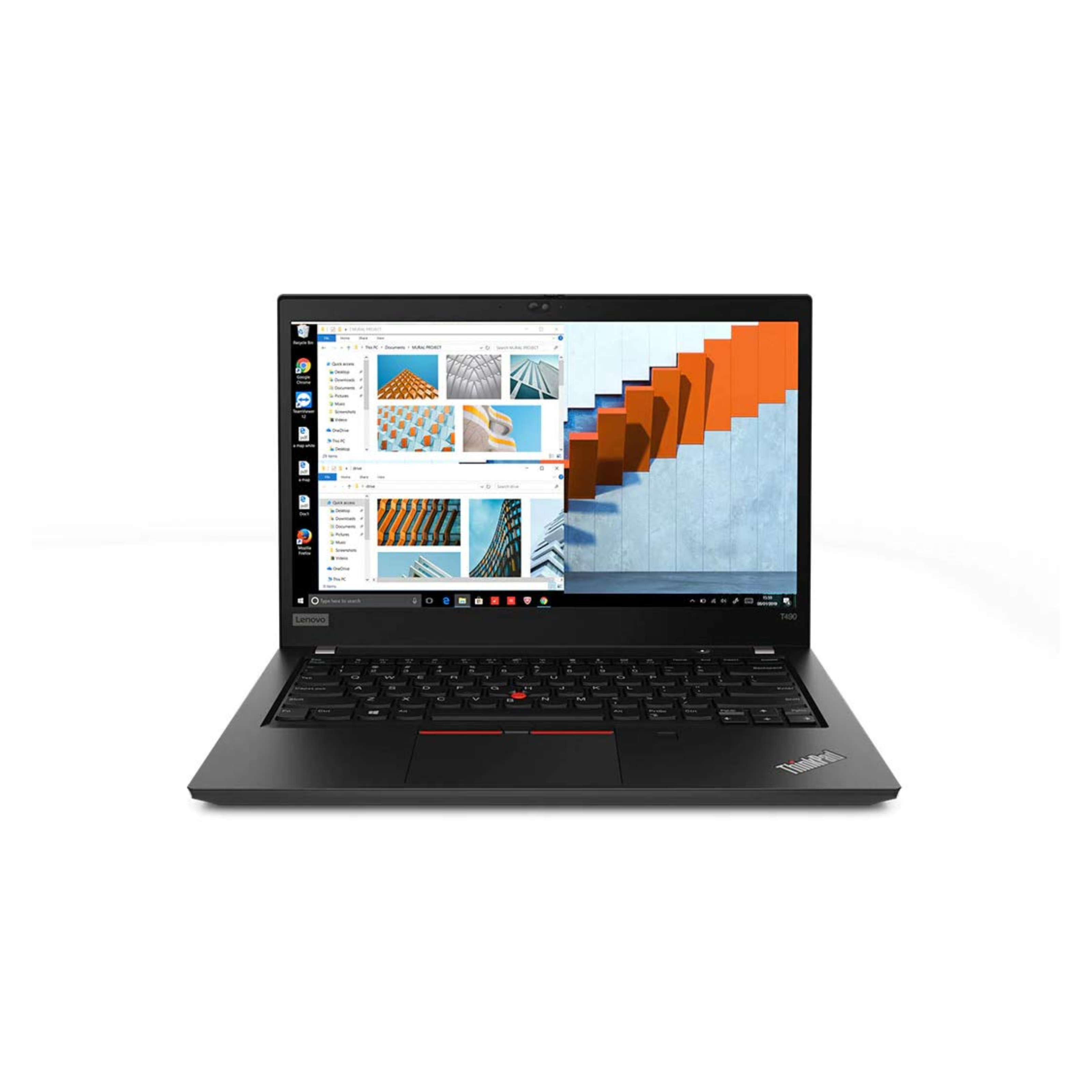 Lenovo ThinkPad T490 Touch Laptop | Intel Core i5 8th Gen | 14 Inch Full HD (FHD) Touch Display | DDR4 RAM | SSD | Windows 11 Pro | MS Office | Wi-Fi | 1 Year Warranty | Refurbished