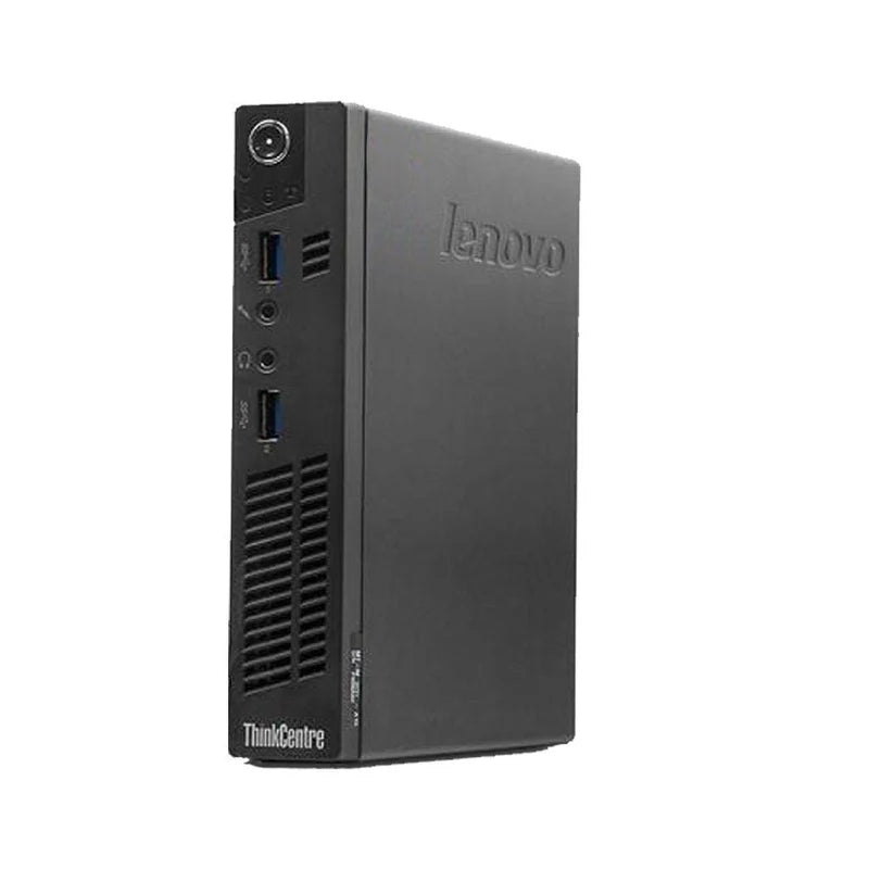 (Refurbished) Lenovo ThinkCentre M73p Tiny PC, Intel Core i5 4th Gen, 19" AIO Desktop Set, 1 Year Warranty