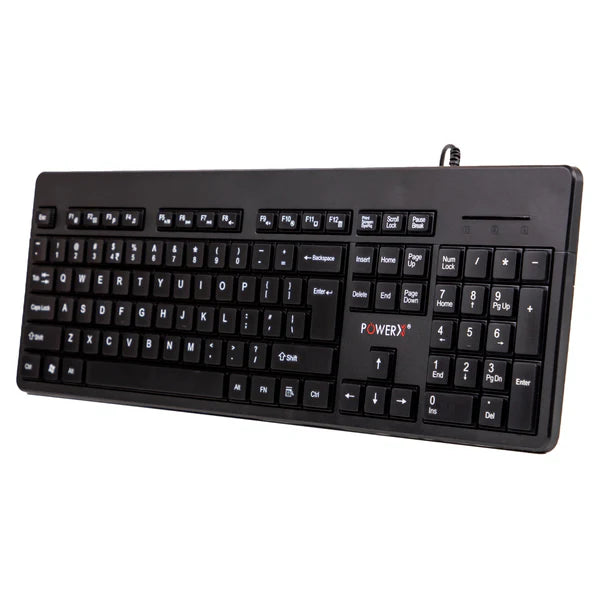 PWX-CHOCOLITE-1000B Wireless Keyboard & Mouse Combo | Chocolate Keycaps | 2.4GHz | Compact Design | Plug & Play | Black | 1 Year Warranty